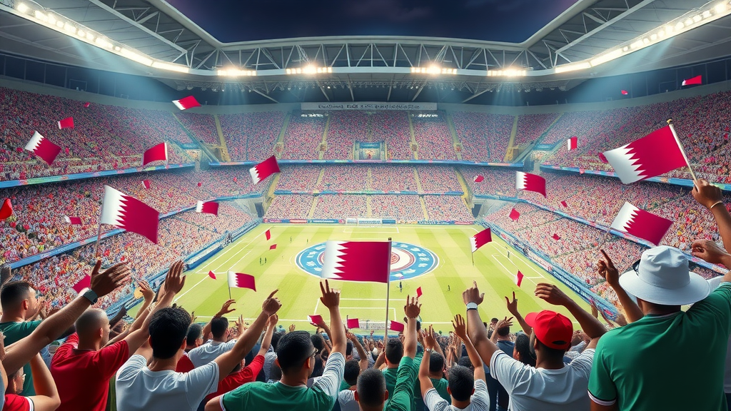arab cup multicultural fans stadium celebrations qatar news