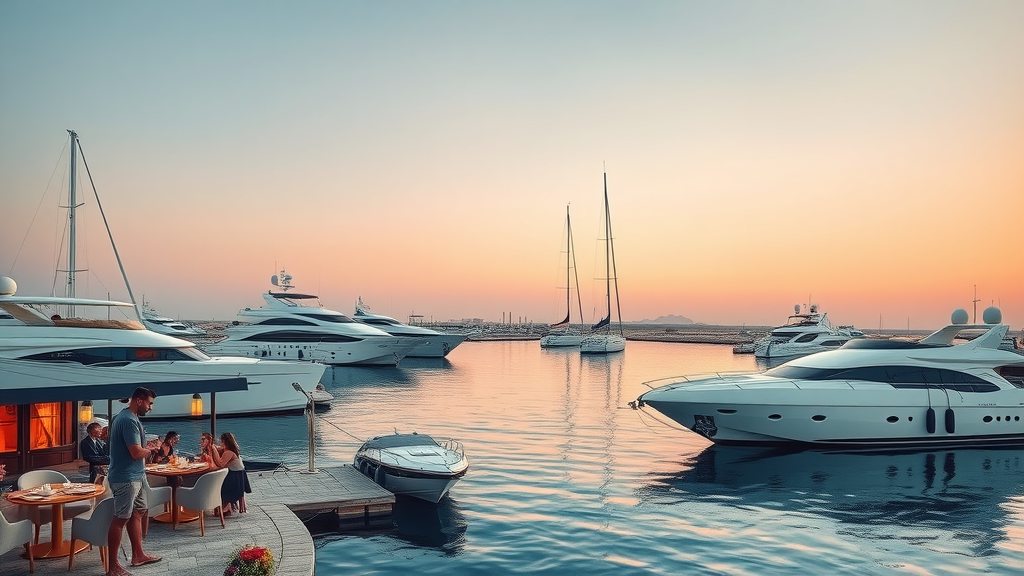 Elegant Pearl-Qatar marina at sunset with art installations and chic dining - hidden treasures things to do in Doha Qatar