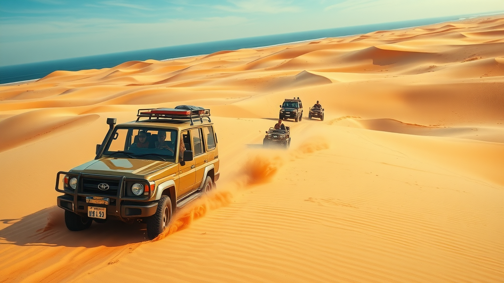 Doha things to do - desert safari, 4x4 dunes, Inland Sea excursions near Doha