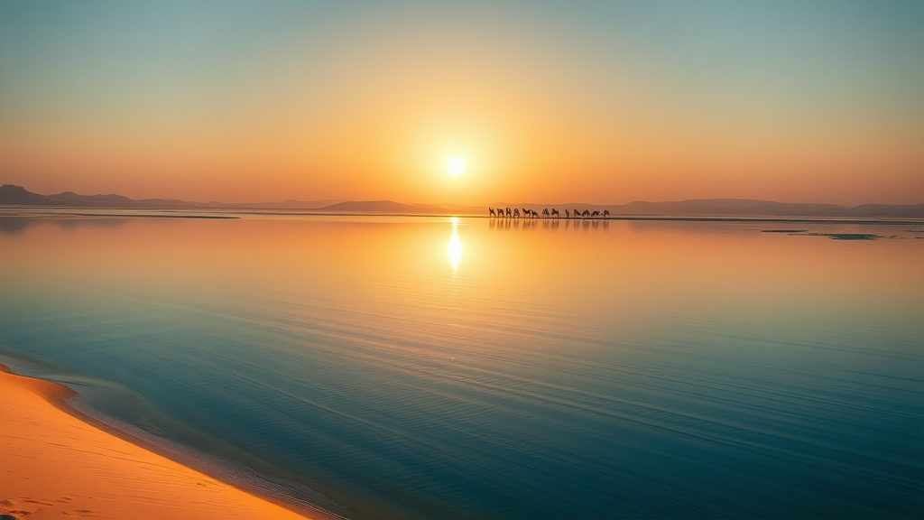 Majestic view of Qatar