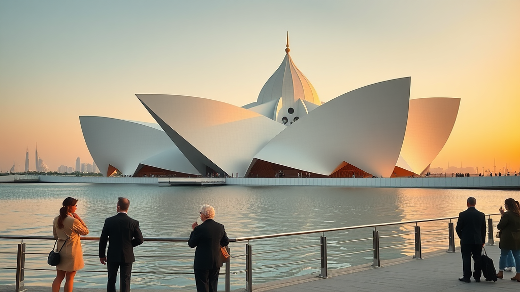 Striking Museum of Islamic Art in Doha by I.M. Pei waterfront - islamic art and museum in Doha Qatar